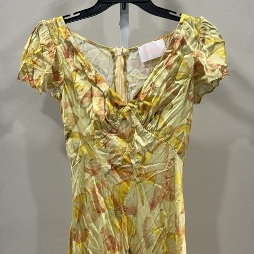 SELKIE FLUTTER LINGERIE DRESS maxi - Picture 5 of 12